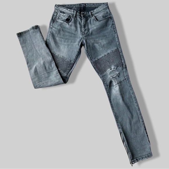 Urban Outfitters BDG Distressed Skinny Stretch Moto Jeans - Picture 2 of 16